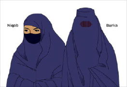 Niqab and burka